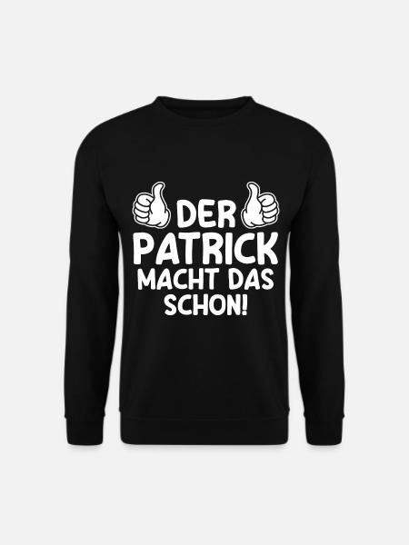 Patrick - Unisex Pullover - Schwarz