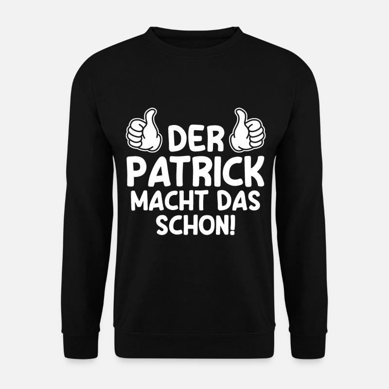 Patrick - Unisex Pullover - Schwarz