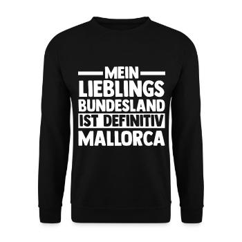 Party Urlaub Mallorca - Unisex Pullover - Schwarz - Vorne - Alina (178cm) & Michal (187cm)