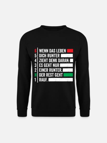Motorrad Bike - Unisex Pullover - Schwarz