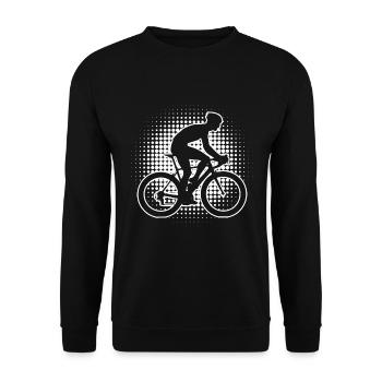 Vélo de route Vélo de route Vélo de route Vélo de route pour femme - Sweat-shirt Unisexe - noir - Devant - Alina (178cm) & Michal (187cm)