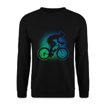 Vélo de route Vélo de route Hommes Vélo de route Vélo de route - Sweat-shirt Unisexe - noir - Devant - Alina (178cm) & Michal (187cm)