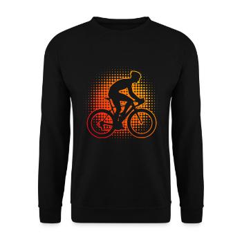 Road Cyclist Road Cycling Road Bike Road Bike - Unisex Sweatshirt - black - Front - Alina (178cm) & Michal (187cm)