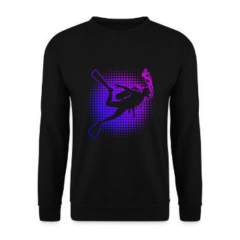 Diving Women's Scuba Diver Diving Scuba Diving - Unisex Sweatshirt - black - Front - Alina (178cm) & Michal (187cm)