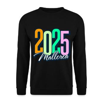 2025 Mallorca - Unisex Pullover - Schwarz - Vorne - Alina (178cm) & Michal (187cm)