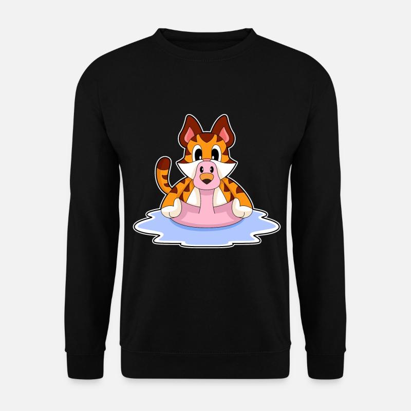 Tiger Flamingo - Unisex Sweatshirt - black