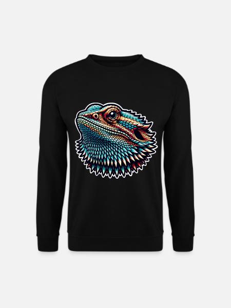 Bartagame Bartagamen Bearded Dragon - Unisex Pullover - Schwarz