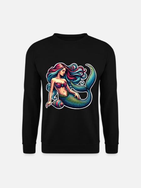 Meerjungfrau - Unisex Pullover - Schwarz