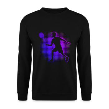 Badminton Hommes Badminton Femmes Badminton Squash Badminton - Sweat-shirt Unisexe - noir - Devant - Alina (178cm) & Michal (187cm)