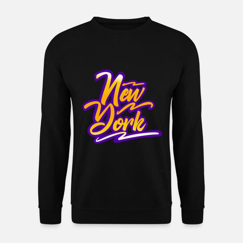 New York - Unisex Pullover - Schwarz