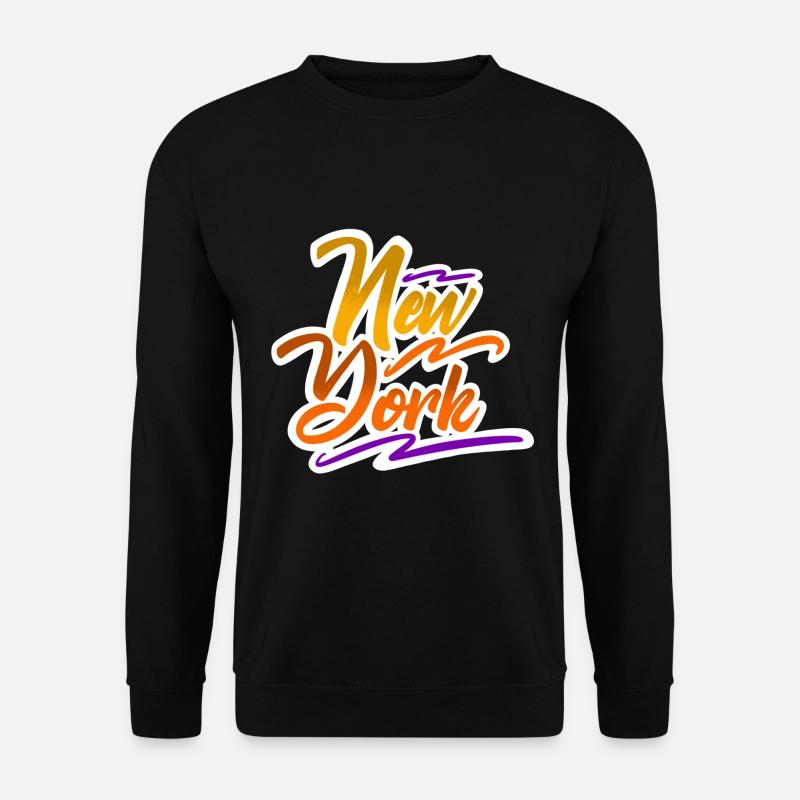 New york - Unisex Pullover - Schwarz