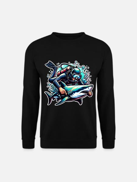 Tauchen Taucher - Unisex Pullover - Schwarz