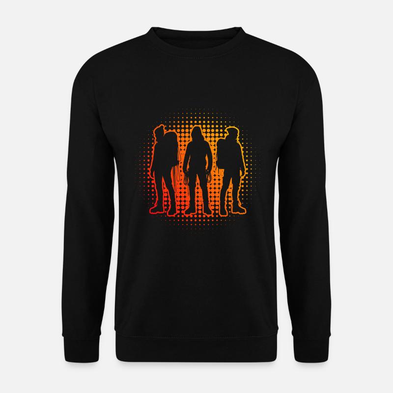 Bouldering Climber Bouldering Climbing Men - Unisex Sweatshirt - black