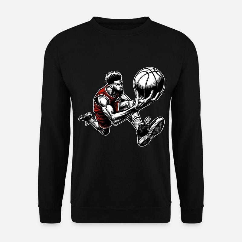 Basketball Basketballer - Unisex Pullover - Schwarz