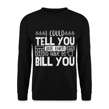 Comptabilité - Sweat-shirt Unisexe - noir - Devant - Alina (178cm) & Michal (187cm)