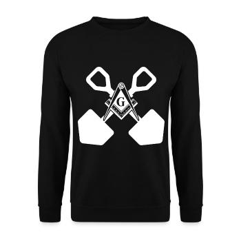 Maurer - Unisex Pullover - Schwarz - Vorne - Alina (178cm) & Michal (187cm)