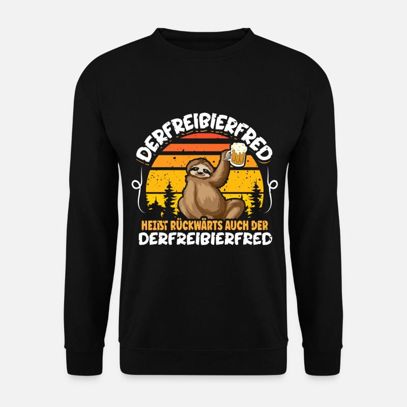 Derfreibierfred Bier Party - Unisex Pullover - Schwarz