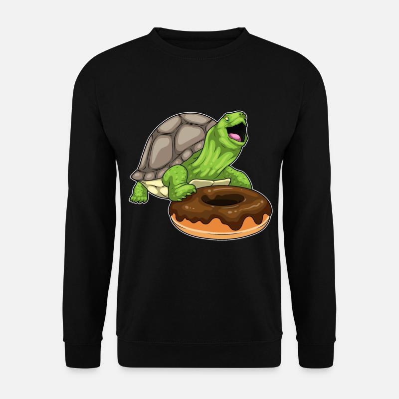 Beignet Tortue - Sweat-shirt Unisexe - noir