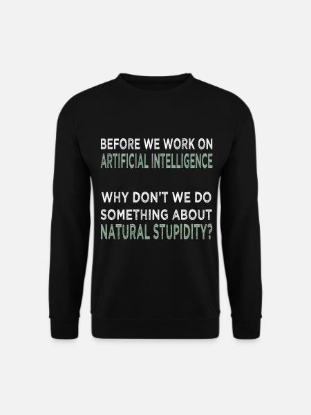 Artificial Intelligence - Unisex Sweatshirt - black