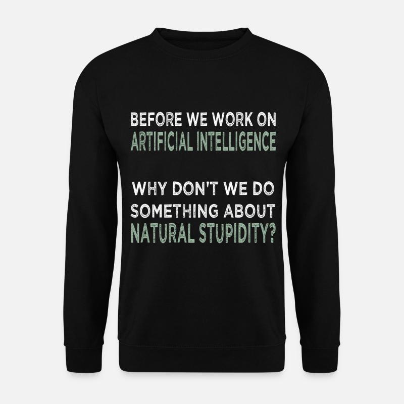 Artificial Intelligence - Unisex Sweatshirt - black