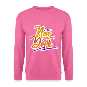 New york - Unisex Pullover - Pink - Vorne