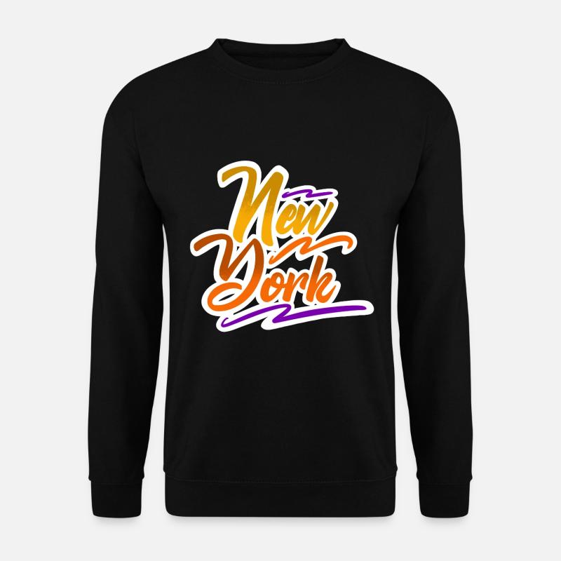 New york - Unisex Pullover - Schwarz