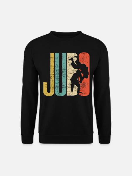 Judo Vintage Shirt - Unisex Pullover - Schwarz