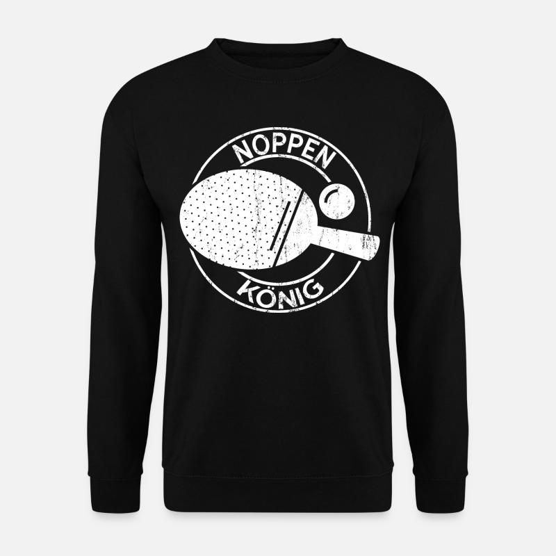 Noppen König - Unisex Pullover - Schwarz