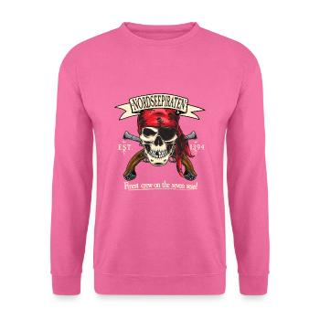 Cadeaux de crâne de crâne de pirate de mer du Nord - Sweat-shirt Unisexe - rose - Devant