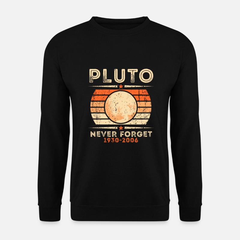 Pluto Retro Souvenirs - Sweat-shirt Unisexe - noir