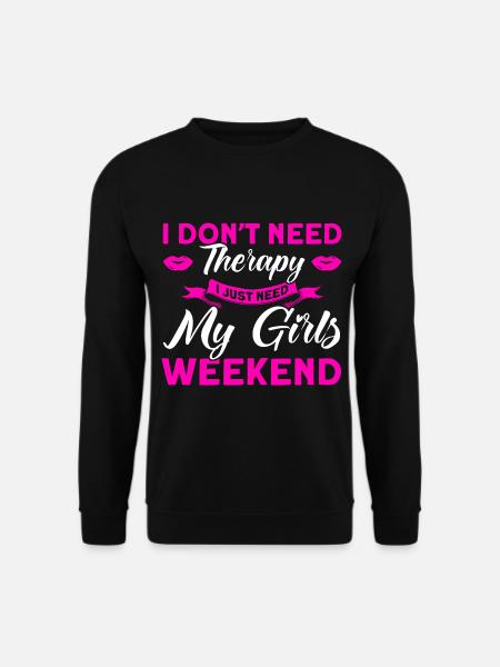 Trauzeugin Mädelsabend Party Damen Geschenk - Unisex Pullover - Schwarz