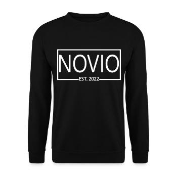2022 Hochzeit des Verlobungsgeschenks des Bräutigams - Unisex Pullover - Schwarz - Vorne - Alina (178cm) & Michal (187cm)