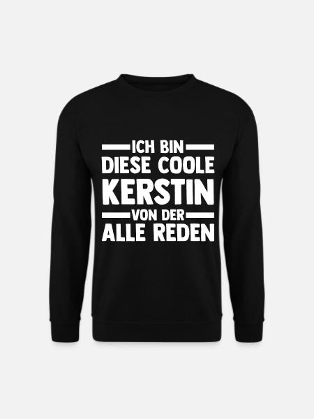 Kerstin - Unisex Pullover - Schwarz