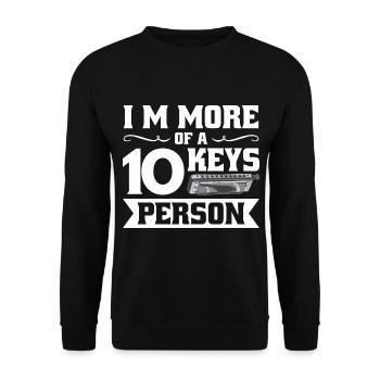 Harmoniciste Harmoniciste Orgue à bouche - Sweat-shirt Unisexe - noir - Devant - Alina (178cm) & Michal (187cm)