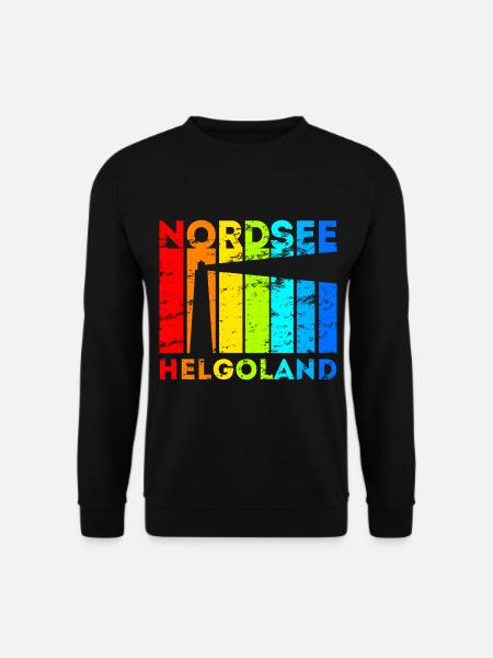 Helgoland Nordsee Urlaub Geschenk - Unisex Pullover - Schwarz