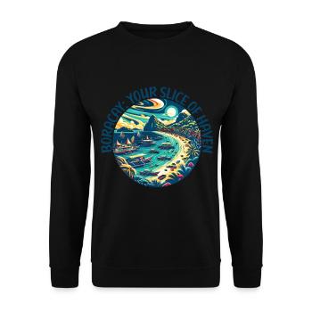 Boracay Philippines Vacances d’été Boaracay Beach - Sweat-shirt Unisexe - noir - Devant - Alina (178cm) & Michal (187cm)