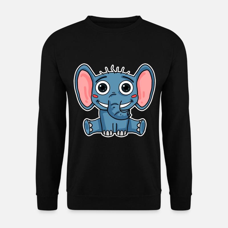 Elephant - Unisex Sweatshirt - black