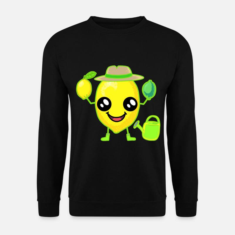 Zitronen Zitrone - Unisex Pullover - Schwarz