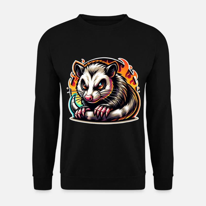 Opossum - Unisex Pullover - Schwarz