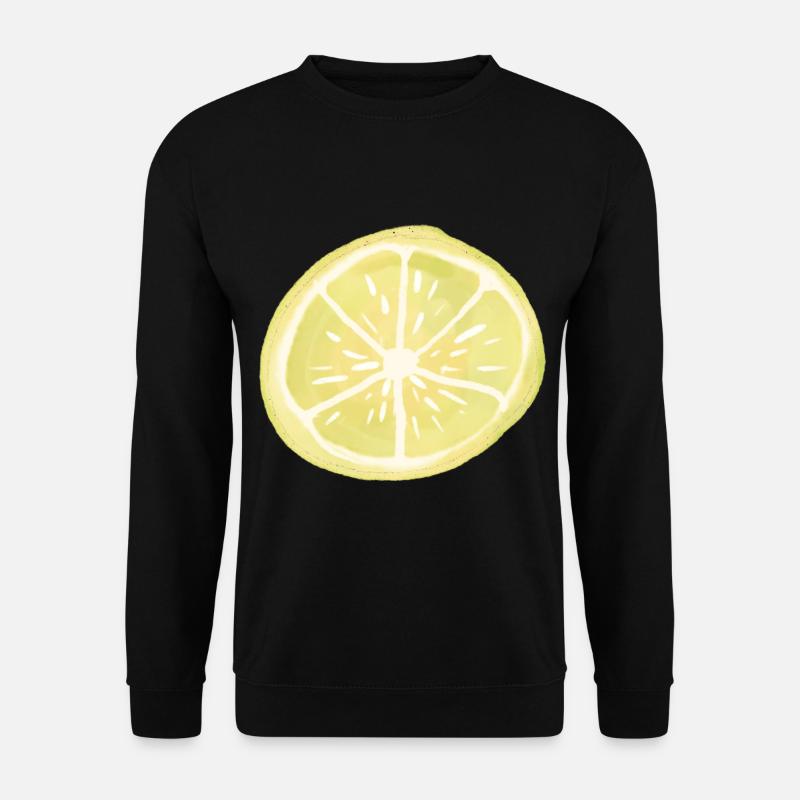 Lemon slice - Unisex Sweatshirt - black