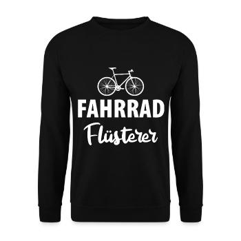 Fahrradwerkstatt Fahrradmonteur Fahrrad Herren - Unisex Pullover - Schwarz - Vorne - Alina (178cm) & Michal (187cm)