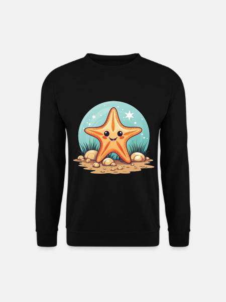 Kindergarten Seestern Sommer Urlaub Meer - Unisex Pullover - Schwarz