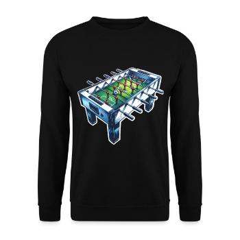 Baby-foot baby-foot - Sweat-shirt Unisexe - noir - Devant - Alina (178cm) & Michal (187cm)