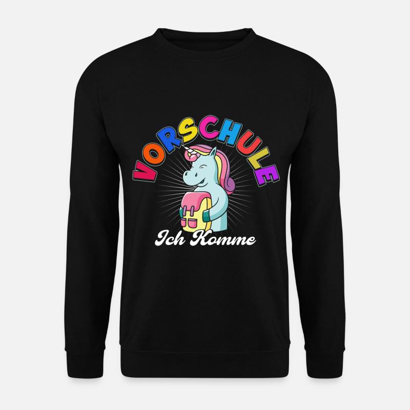 Schulanfang Vorschulkind Vorschüler Geschenk - Unisex Pullover - Schwarz