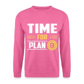 Bitcoin Crypto Blockchain cryptomonnaie BTC - Sweat-shirt Unisexe - rose - Devant