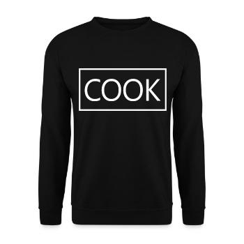 Étudiant diplômé en art culinaire Cook Proud - Sweat-shirt Unisexe - noir - Devant - Alina (178cm) & Michal (187cm)