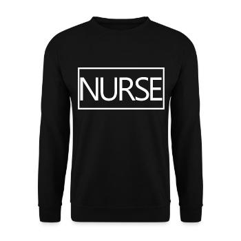Krankenschwester-stolzes graduiertes Krankenpflege-Studenten-Geschenk - Unisex Pullover - Schwarz - Vorne - Alina (178cm) & Michal (187cm)