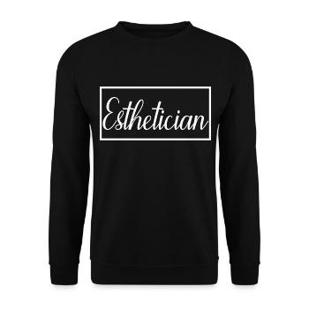 Cadeau d'esthéticienne diplômée fière d'esthéticienne - Sweat-shirt Unisexe - noir - Devant - Alina (178cm) & Michal (187cm)