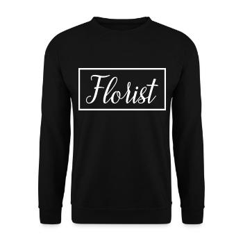 Fleuriste fière fleuriste diplômée Cadeau étudiant - Sweat-shirt Unisexe - noir - Devant - Alina (178cm) & Michal (187cm)