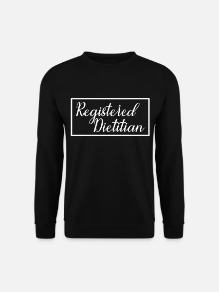 Registered Dietitian Proud Graduated Nutritionist - Unisex Sweatshirt - black